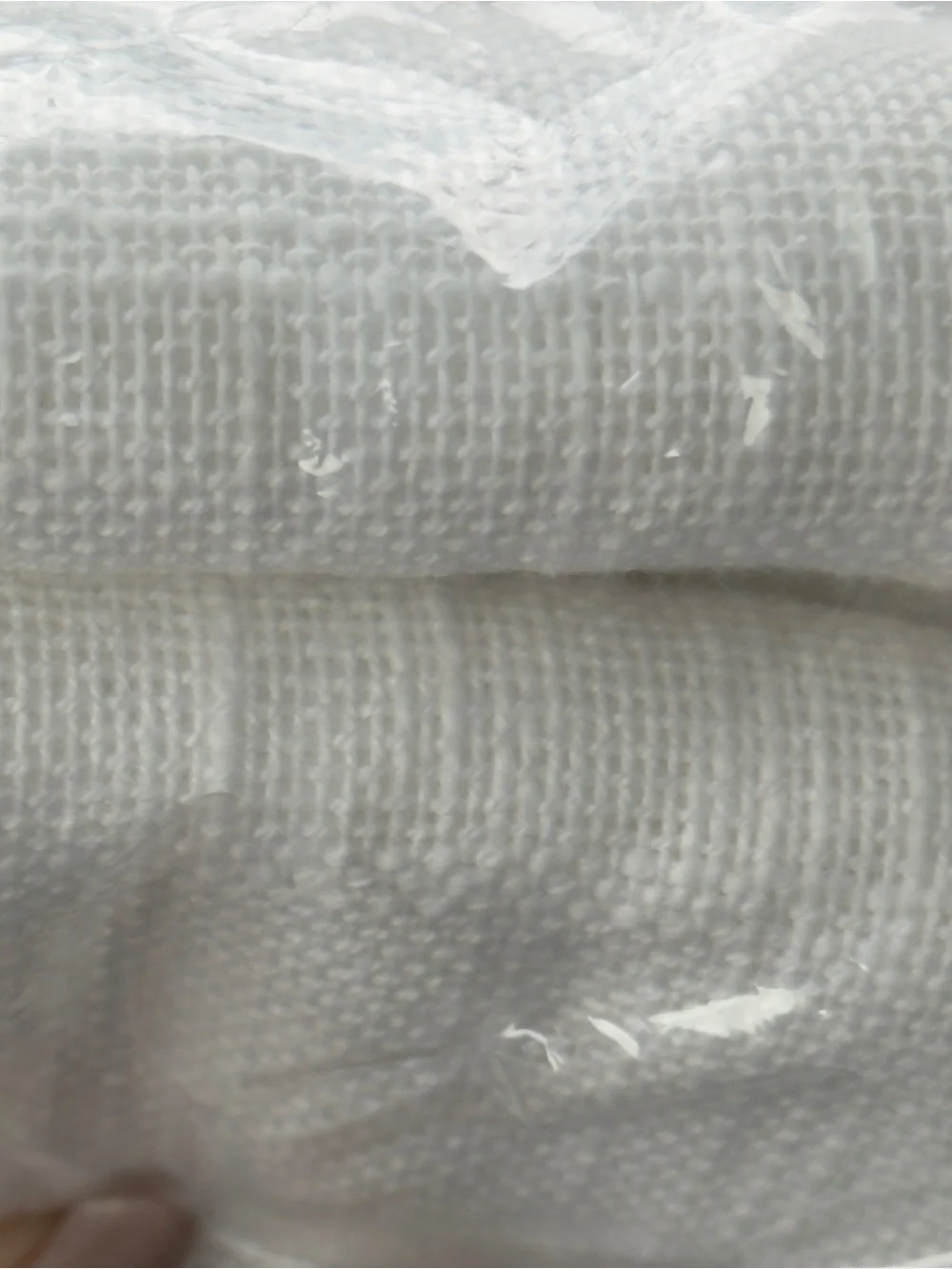 Quince Cotton Sheer Curtain Set of 2 White 48 x 84 New